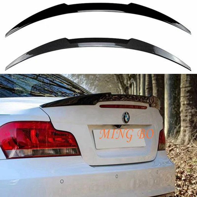 

FOR BMW 1 Series E82 coupe sedan M4 style ABS material gloss black rear spoiler trunk wing 2010-2013