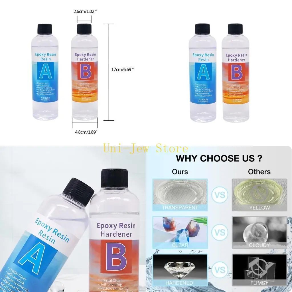 

40 ГБ художественное литье из смолы, аксессуары для изготовления ювелирных изделий, клей AB из эпоксидной смолы для ювелирных