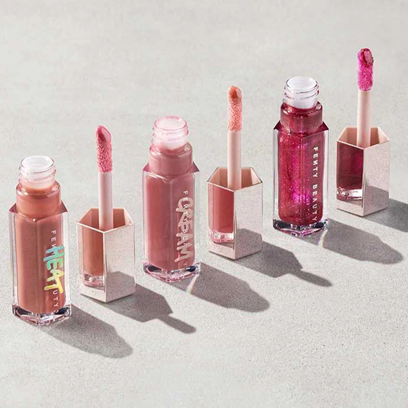 

FB Lip Gloss Sexy Transparent Highlight Lip Gloss Shiny Moisturizing Plump Lip Makeup Lasting Liquid Lipstick Diamond Highlight