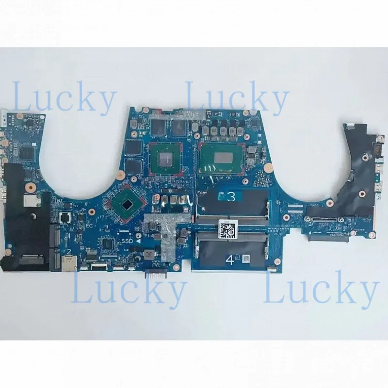 f   DA0XW2MBAH0 For HP Zbook 15 G5 Laptop Motherboard I7-8750H CPU L75760-001 4GB