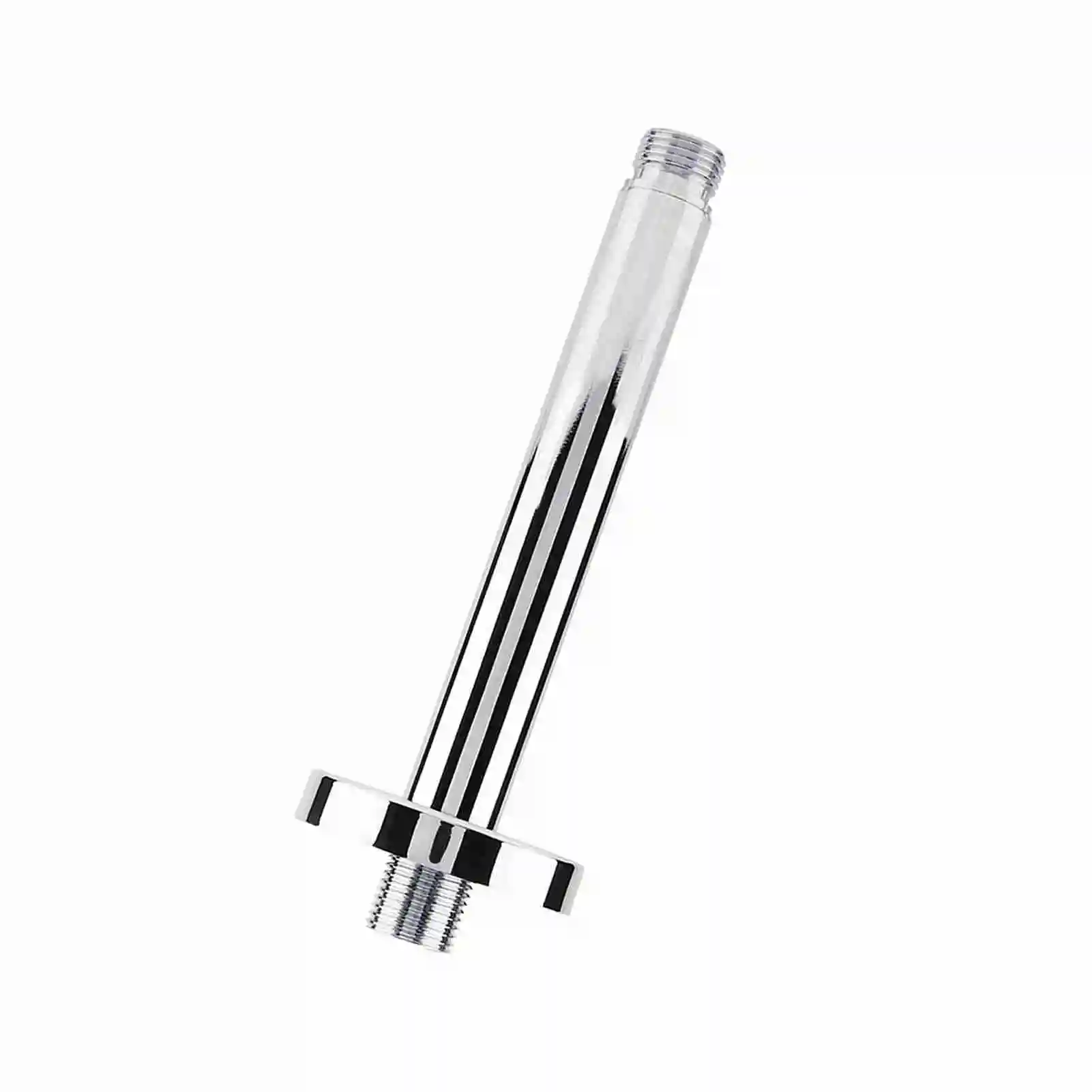 Stainless Steel Shower Arm Pipe Wall Mount Round Top Shower Arm for Bathroom Ceiling Shower Head Plumbing Fitting