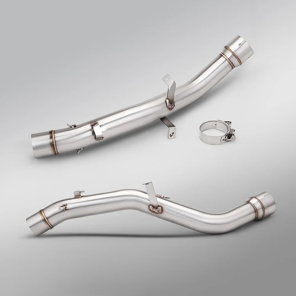 Motorcycle Modified Exhaust Middle Link Pipe Slip‑On Connect Original Stock Exhaust For ZXMOTO 820RR Racing Accessories