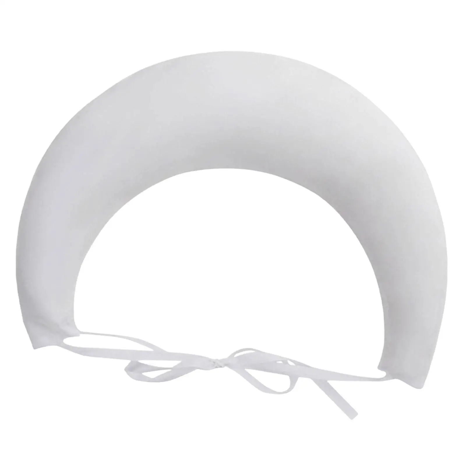 فستان نسائي أبيض صخب رول إليزابيث ريترو فستان فيكتوري رامب وسادة صخب تنورة قابلة للتعديل دعم ثوب نسائي