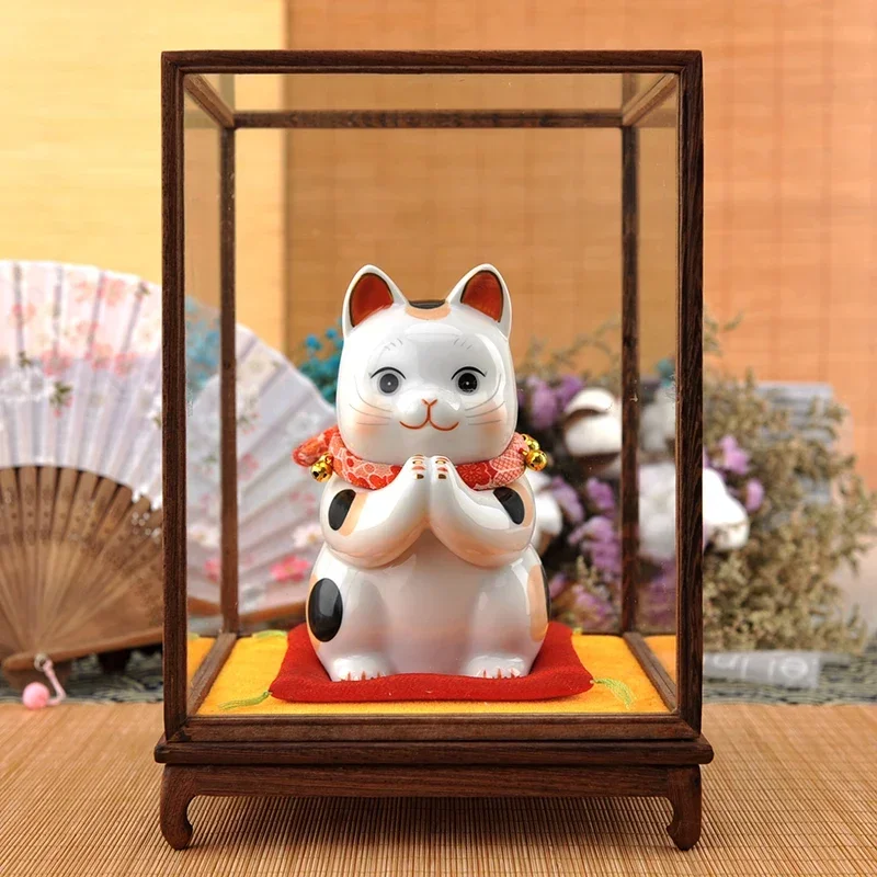 Selling the latest home pray cute fortune cat ceramic creative display commercial opening birthday wedding gift  home decor