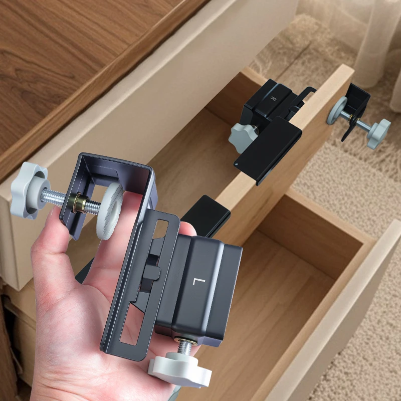 

Регулируемый передний зажим для ящика крепежные зажимы из нержавеющей стали для быстрой установки изготовления мебели направляющие для ящиков шкафы сделай сам