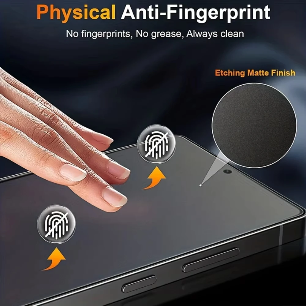1-3 Stück Privatsphäre-Schutz Matte Keramikmembran für Samsung S25 Ultra S24 S21 Plus S22 5G S23 FE S20 FE M52 M53 M31S Displayschutzfolie – Detail 3