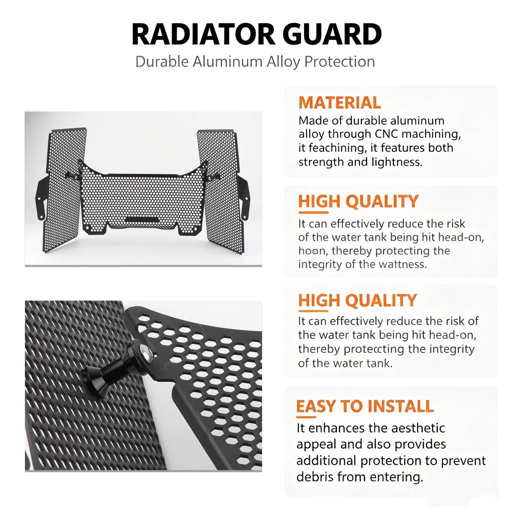 New 2026 For Ducati Multistrada V4 S V4S RS Sport Pikes Peak 2021-2025 Radiator Guard Set Radiator Grill Guard Cover Protector