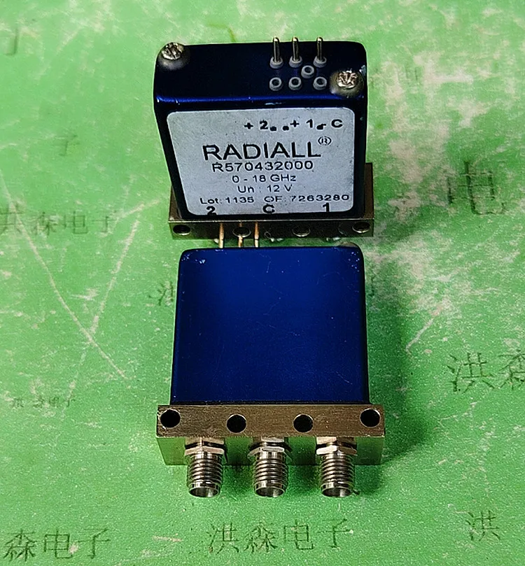 1PCS RADIALL R570432000 R570423000 12V 28V 0-18GHz SPDT RF SMA RF microwave coaxial switch