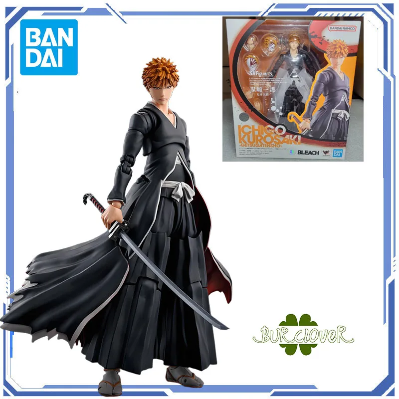 

BANDAI GENUINE ORIGINAL SHF The BLEACH series' Kurosaki I Action Figure Toys For Boys Girls Kids Gift Collectible Model