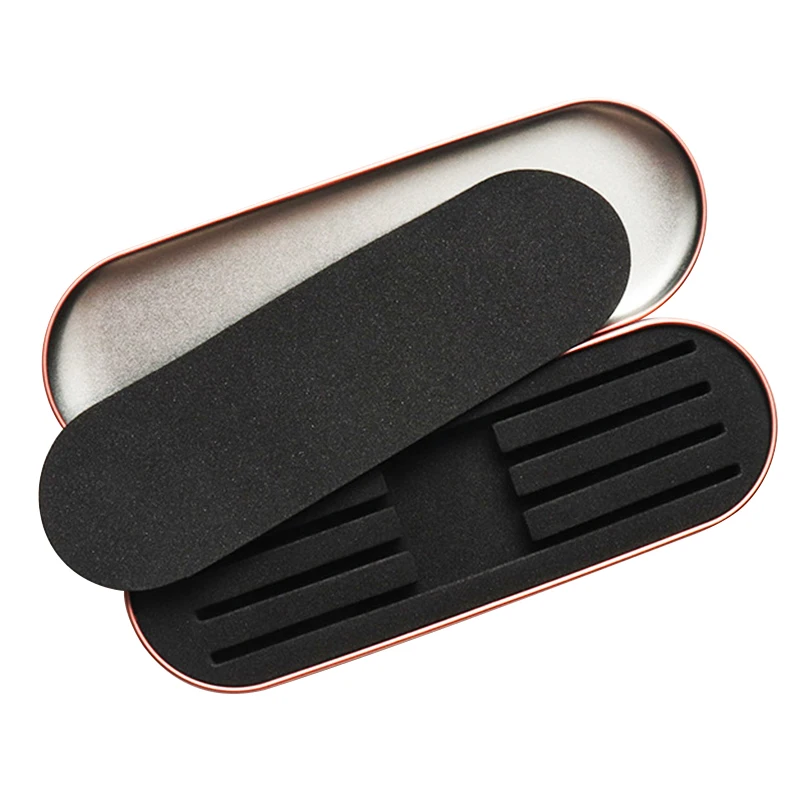 L&H SINCE 1990 Eyelashes Tweezers Box Exquisite Tinplate Protection  Eyelash Extension brushStorage  Box tool