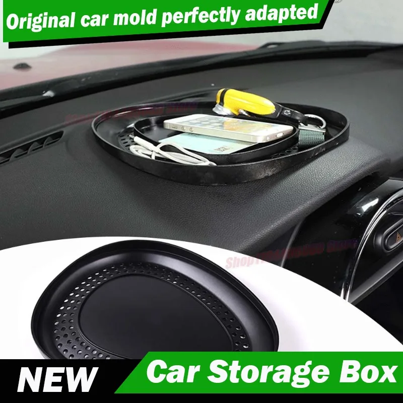 Car Center Console Tray Dashboard Organizer Storage Box For BMW Mini Cooper S Clubman F54 F55 F56 F57 2014-2022 Accessories