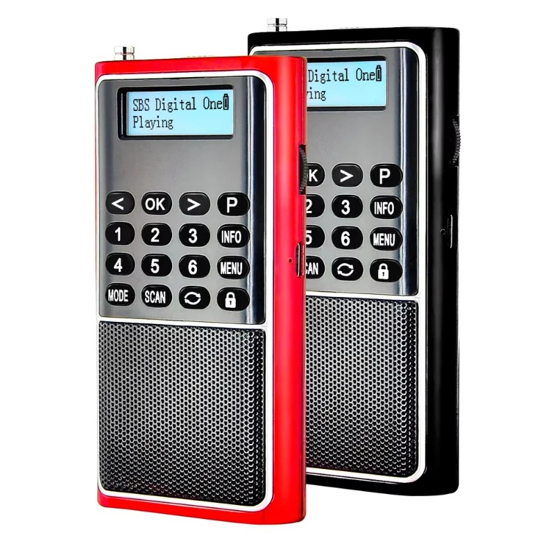 Portable Pocket Automatic Digital FM DAB Radio with Titanium Antenna