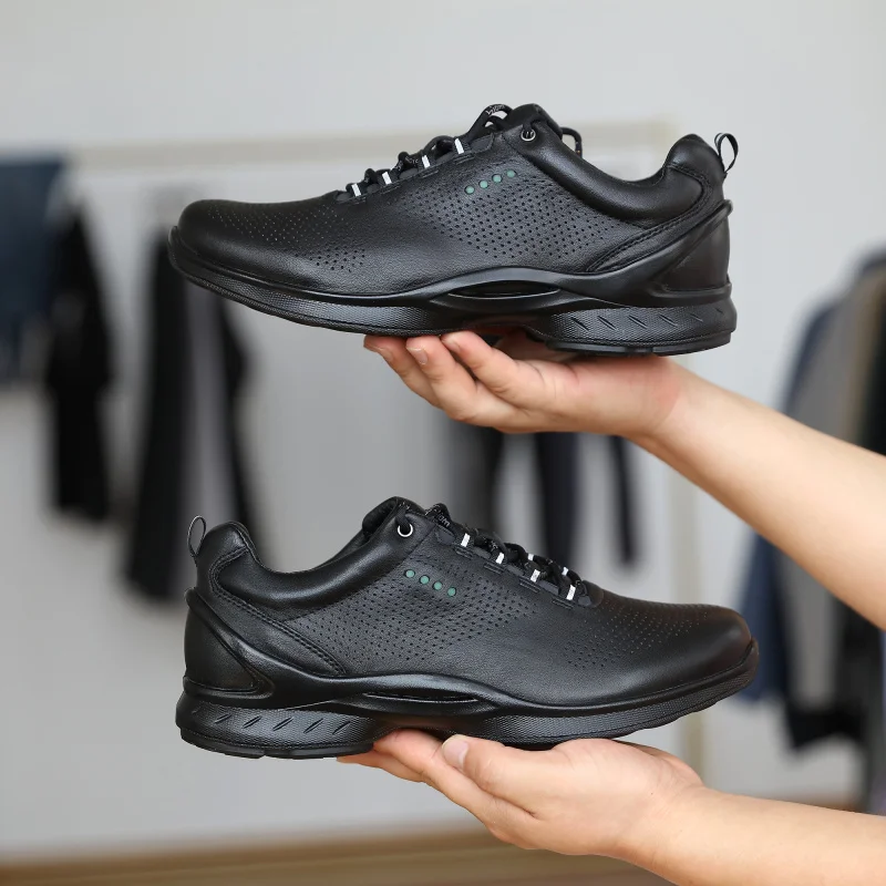 

High-End Men's Spor Casual oes Top Layer Leather Genuine Leather Breathable o Absorption Comfortable Fit