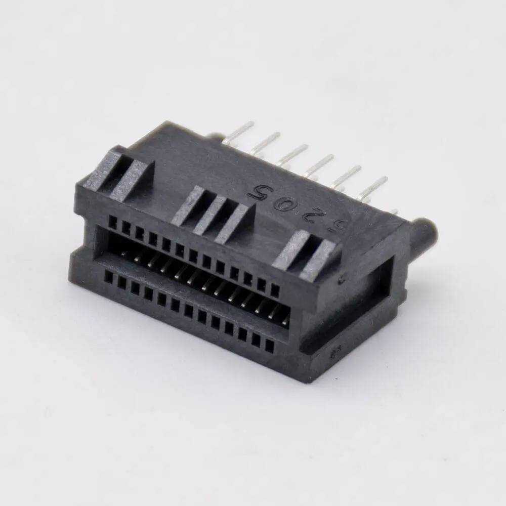 PCIE Connector Slots 26 Pin Black Plug-in Memory Card Slot Connector