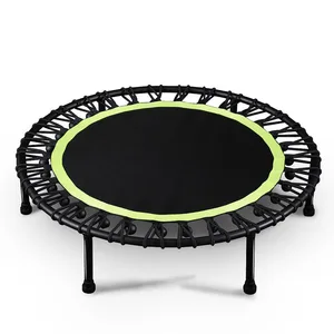 Silencioso Mini Fitness Trampolim, Bungee Rebounder, Cardio Training, Jumping Workout Equipment, Carga Máxima 330LBS, 40 10 principais vendas salto trampolim - №9