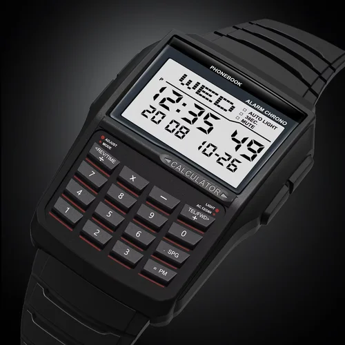 Imagen 2 del producto Reloj Calculadora Multifuncional para Hombre, Reloj Electrónico LED de Lujo, Reloj Deportivo Digital, Estilo Computadora