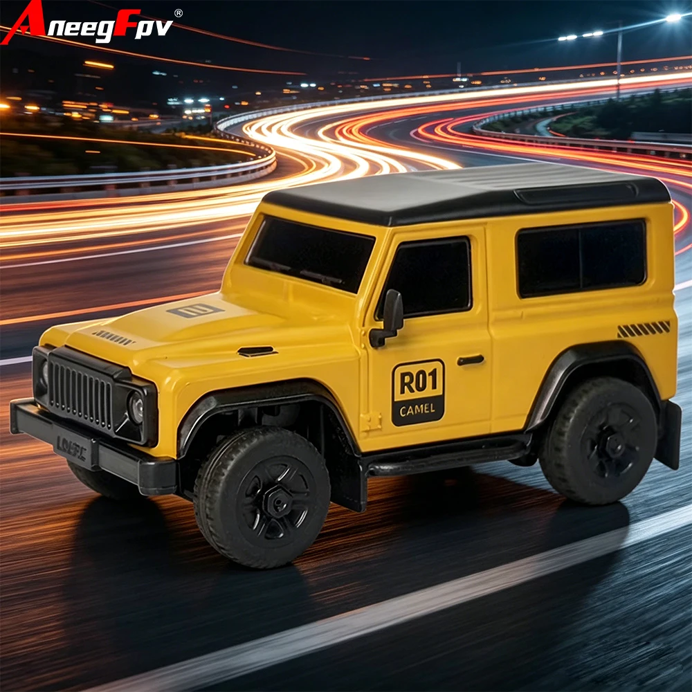 

LDARC R01 MINI RC Crawler 1/64 Simulated Electric Remote Control Model Car Tabletop RTR 2.4GHz Adults Children's Toys