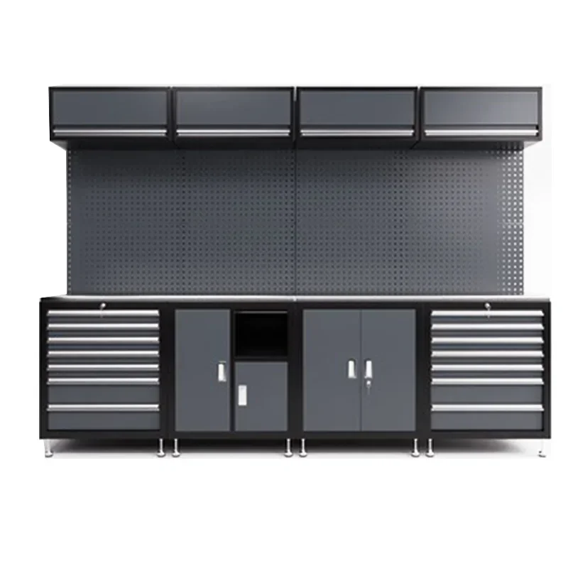 

Durable Steel Garage Bench And Heavy-duty Toolbox System