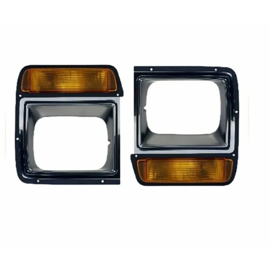 إطار المصباح الأمامي لدودج D150 D250 D350 بيك اب شاحن 1986 إلى 1990 W150 W250 W350 بيك اب 1986 إلى 1990 محرك الركاب الأمامي