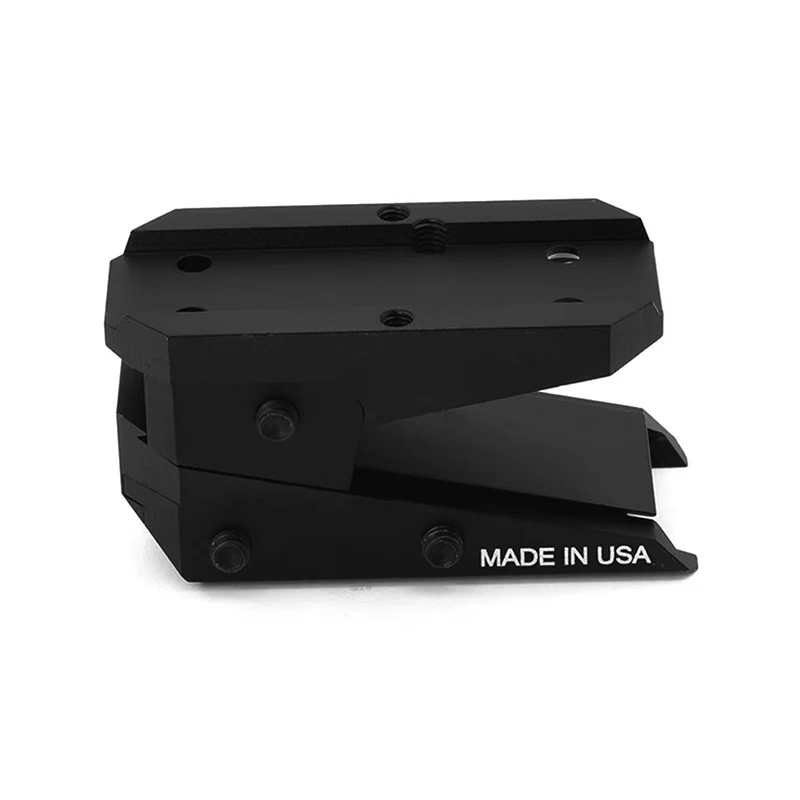 

CNC Adjustable Height Slide Red Dot Riser Mount Raise Sight Adapter for t01 t02 Holosun