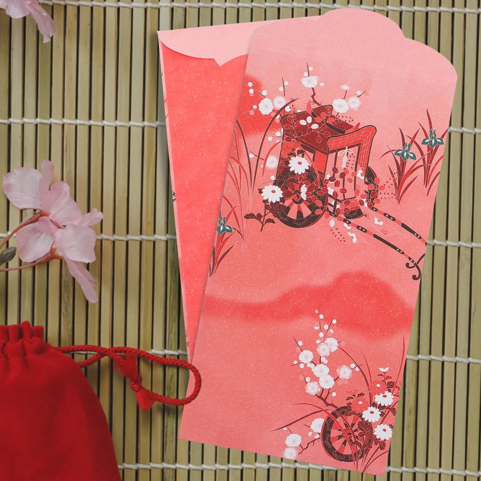 

30 шт. Красные бумажные конверты с гладкой поверхностью для денег, подарочные пакеты для праздников, красные конверты для Весеннего фестиваля, украшения для вечеринок, подарок на удачу