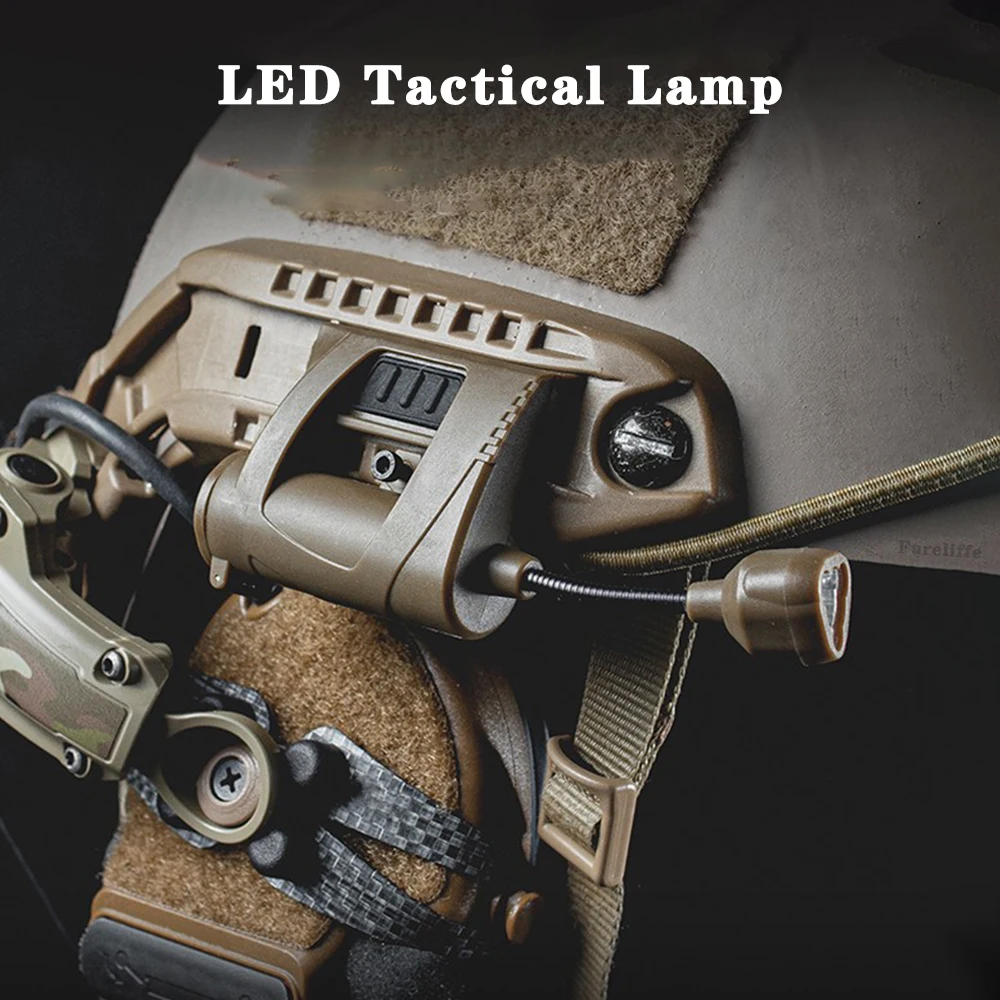 Tactical Signal LED helmet Lights MPLS Switch Modular Person Lighting System Dual Mode Light for Helmet Flashlight accessories