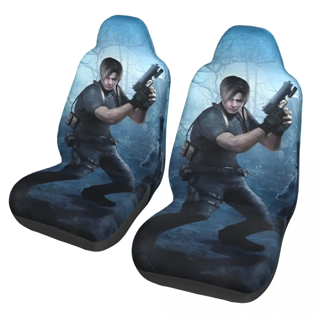 

Leon Kennedy Resident Universal Car Seat Cover Four Seasons For SUV Eviled Car Seat Protector Fiber Seat Protector