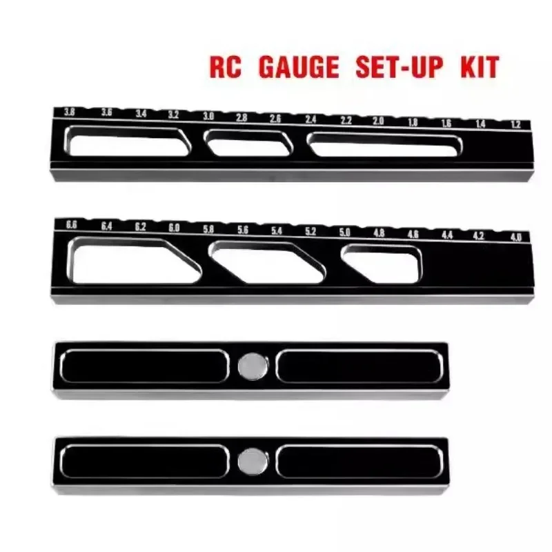 RC รถ Ride ความสูง RC CHASSIS Droop Gauge,ปฏิบัติ Universal การวัดรุ่นรถ Adjuster ไม้บรรทัดสําหรับ 1/10