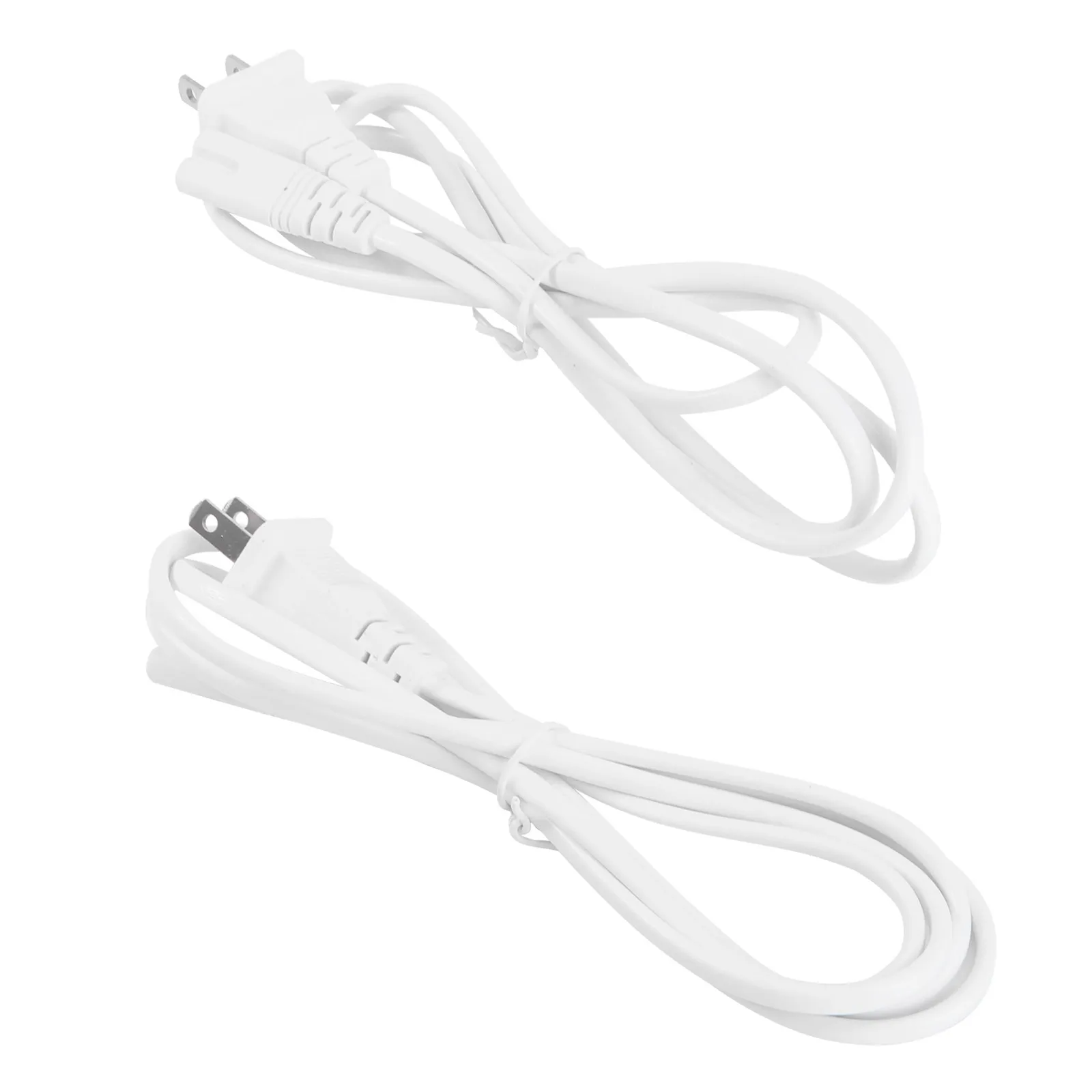 LED Tube Power Extension Cable with Built-in Switch, US Plug to 3-Pin Connector for Light Boxes (2 pcs)