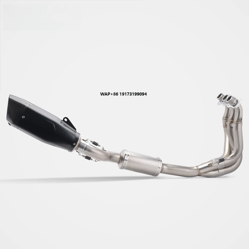 2021-2024 Blade Carbon Fiber Exhaust System Black Body Full Stainless Steel Retrofit/Upgrade Mouth Rear