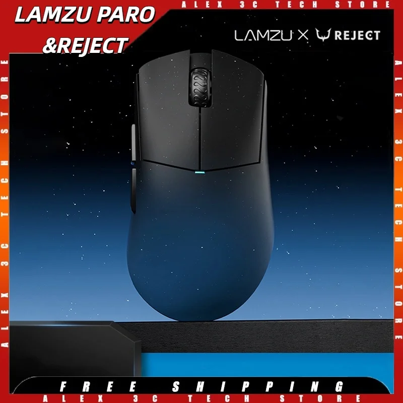 

Беспроводная мышь LAMZU PARO&REJECT, ограниченная серия Pixart 3950, 2,4 ГБ, 8 кГц, 750 шт., 30 точек на дюйм, 48 г, легкая для правой руки для киберспорта