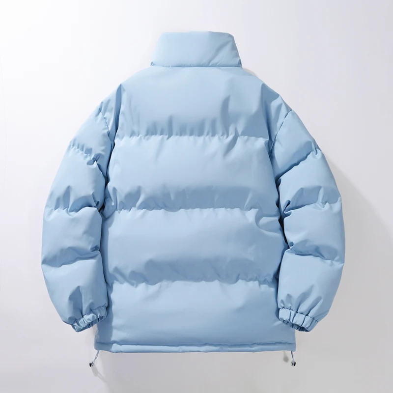 Herenparka's Dikke winterjassen Warme gewatteerde jas Losse mode Casual katoenen gewatteerde pufferjas Unisex uitloper