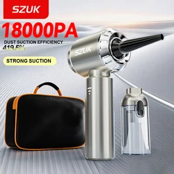 SZUK C012 18000Pa Car Vacuum Cleaner Portable Handheld Wireless Strong Suction Car Cleaner Cleaning Machine Mini Vacuum Cleaner