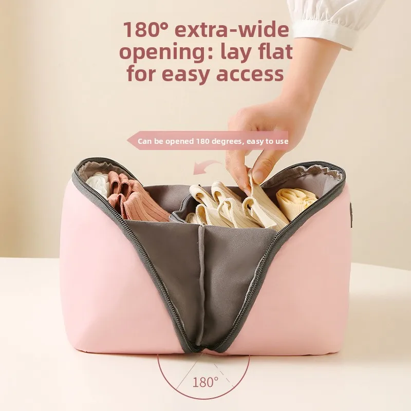 Underwear Storage Bag - Large Capacity, Waterproof, Hand-carryable Organizer for Luggage and Travel view 2