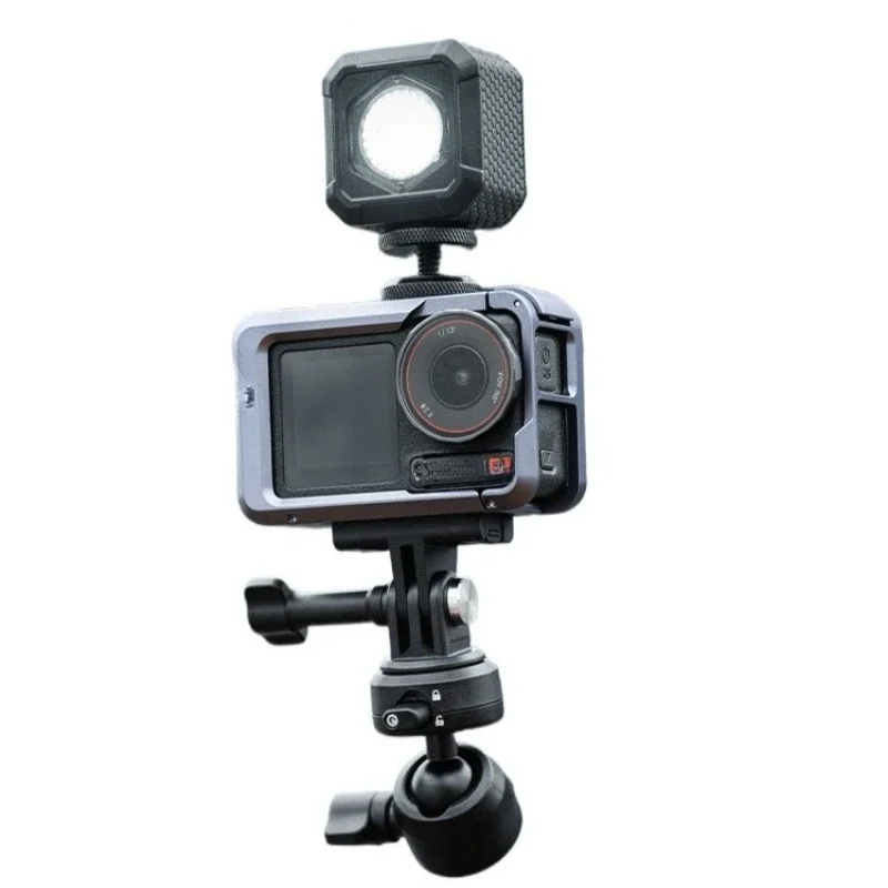 

Applicable to DJI Action5Pro rabbit cage metal protective frame, sports camera eye accessories