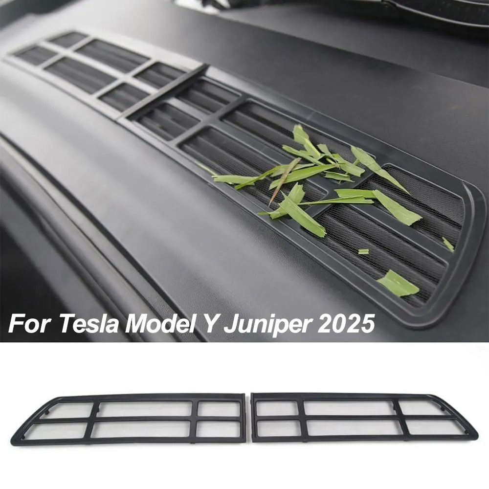 

For Tesla Model Y Juniper Air Intake Protective Cover 2025 Car Air Vent Cover Air Intake Vent Grille Covers for Model Y Juniper