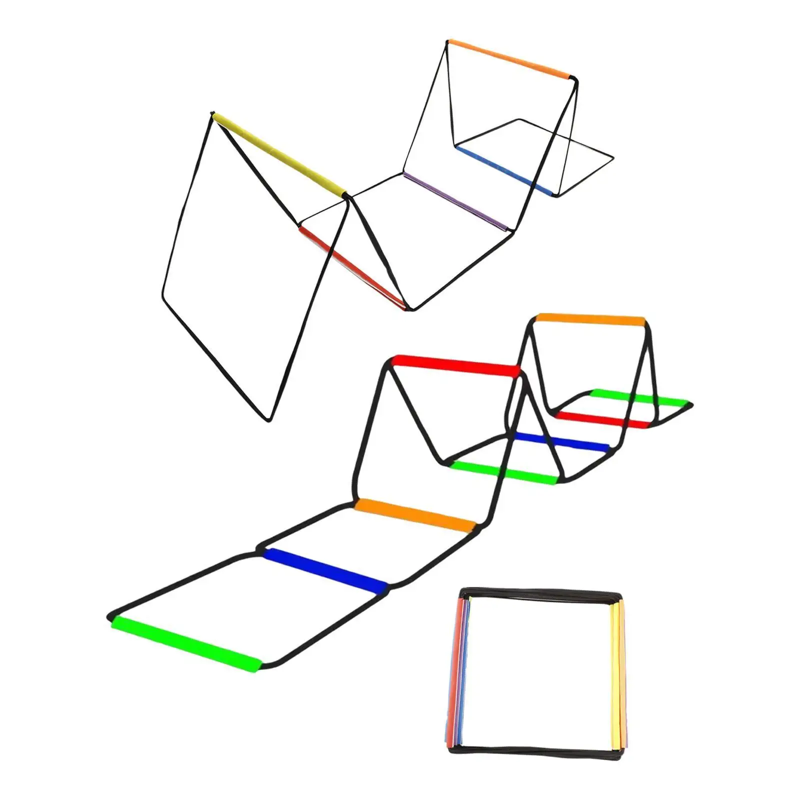 柔軟なサッカーの敏捷性のはしご、インスタントセットアップ、トレーニング機器