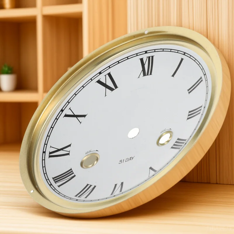 

Mechanical Dial Round Roman Numeral Wall Insert Replacement Diy Kit Small Face Plate Repair Clock Movement Parts Wall Clock