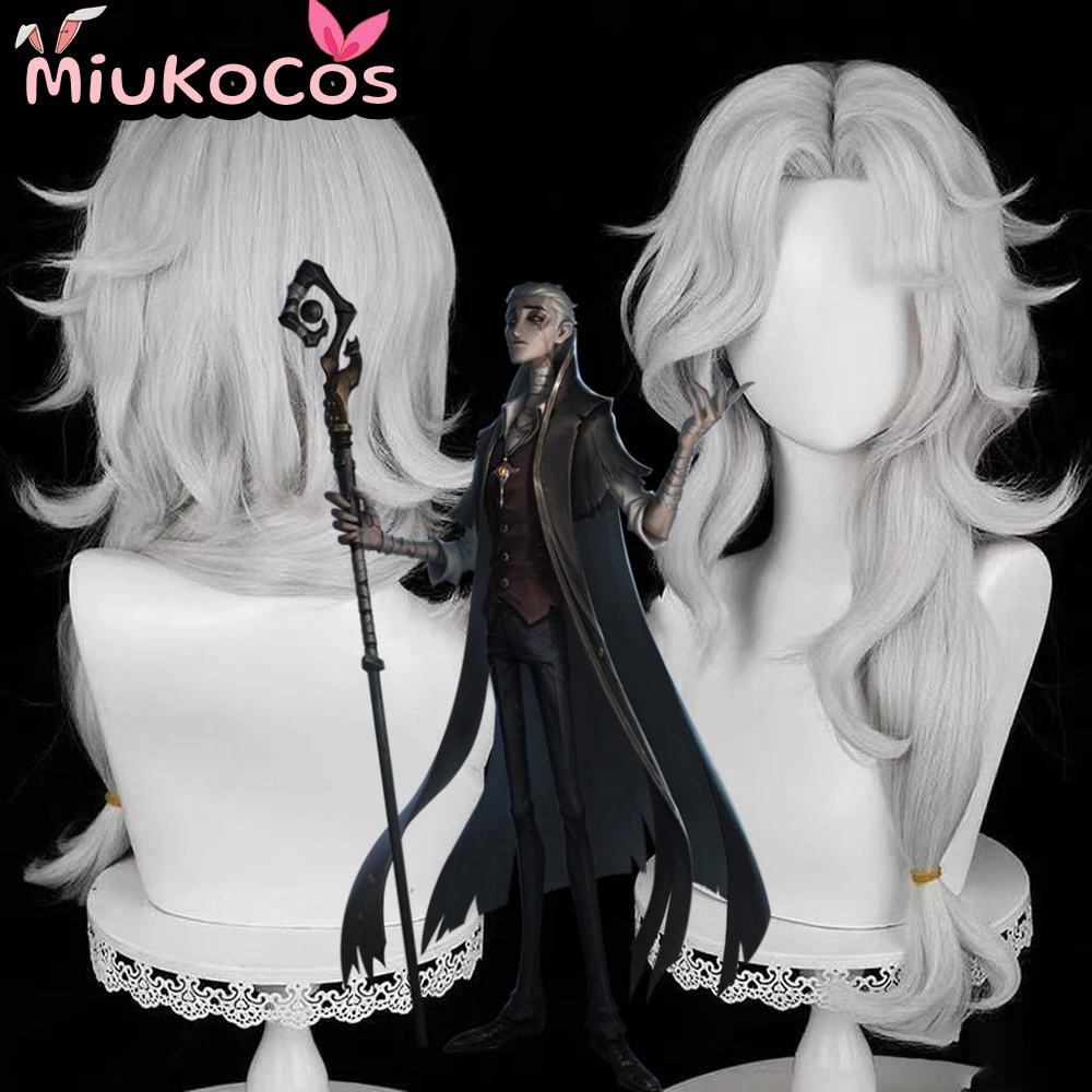 

В НАЛИЧИИ Alva Lorenz · Парик для косплея «Отшельник», парик для косплея, MiukoCosplay Game Identity V, косплей