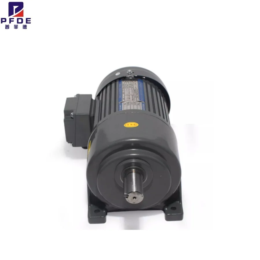 380V Gear Reduction Motor Inverter Speed Control Horizontal Mount 400W Industrial AC Motor