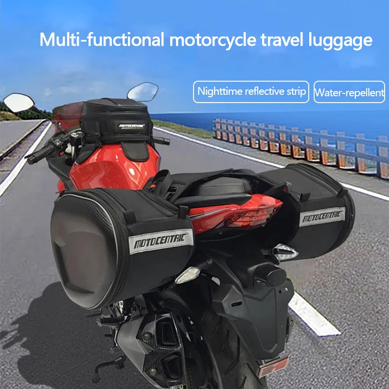 

Universal motorcycle side pockets, splash-proof, multi-functional travel bags, helmet bags, all-purpose riding equipment