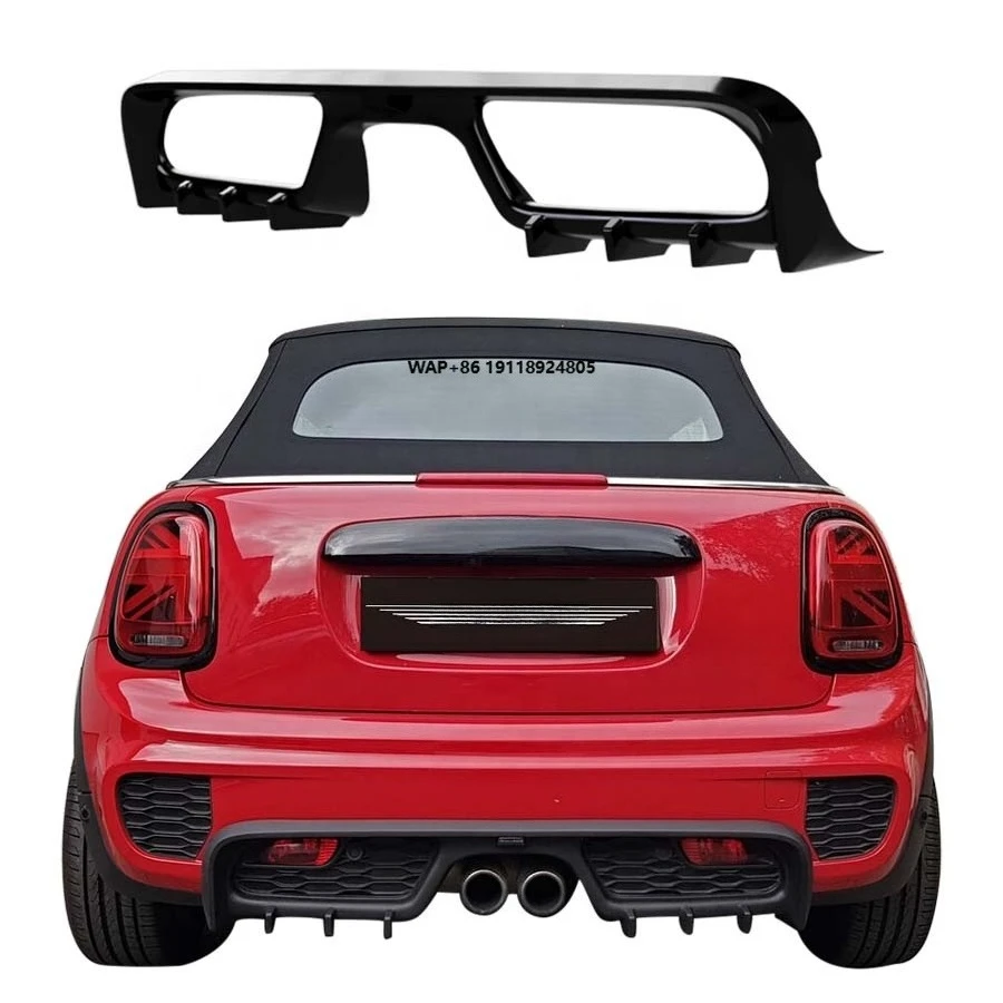 

Высококачественный накладной задний диффузор с выхлопными сплиттерами для MINI F55 F56 F57 JCW 2013-2019. Новый обвес.