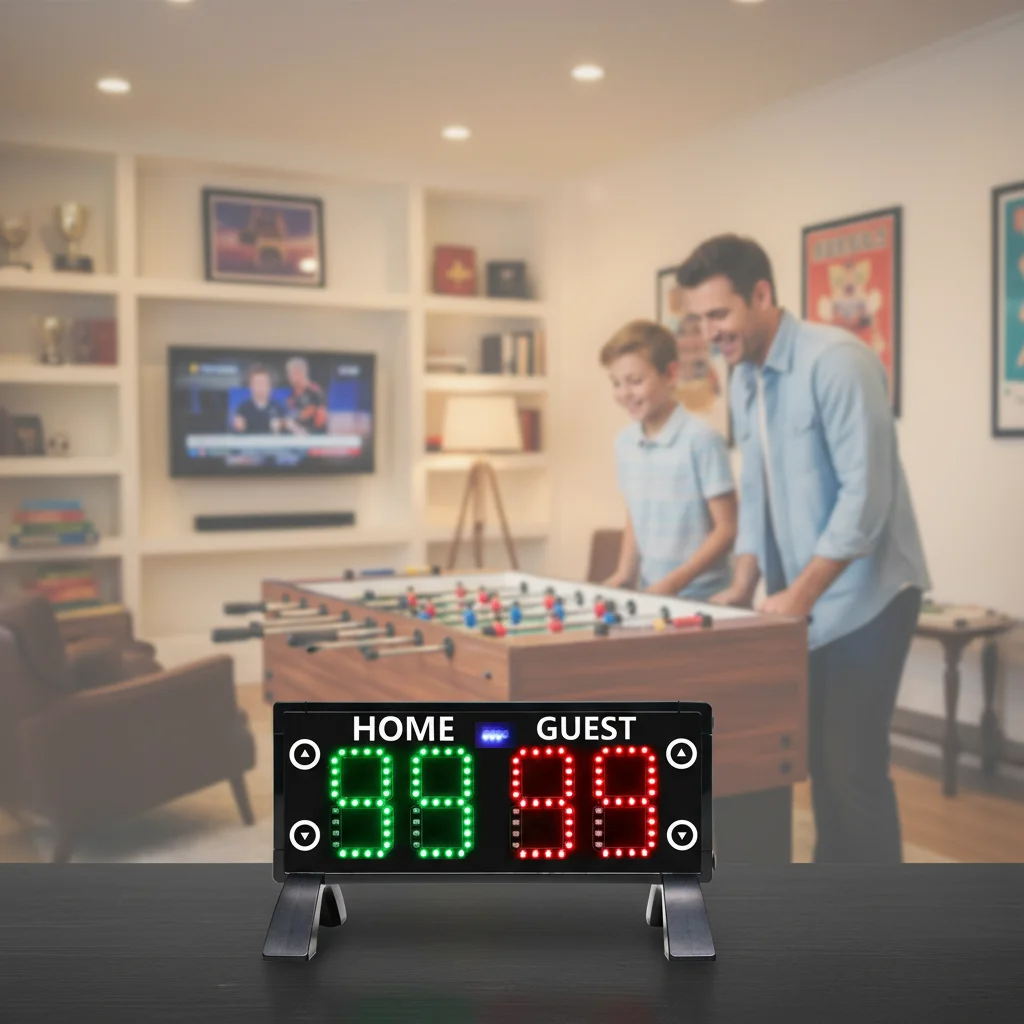 Table Tennis Scoring - Placar Digital LED Portátil Multiesportivo com