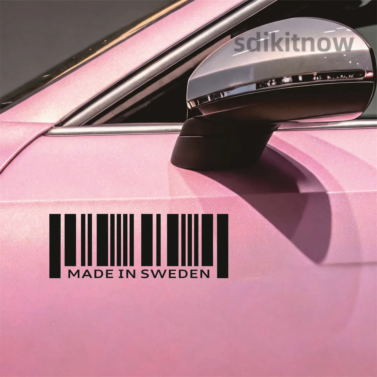 Made in Sweden Flag Car Motorbike Vinly Sticker PVC Decal Styling For Volvo S40 S80  XC60 XC 90 Saab view 4