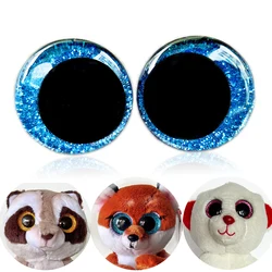 Felting oyuncaklar için 20 adet 3d Glitter emniyet gözler tığ Amigurumi bebekler peluş yumuşak oyuncak gözler Diy aksesuarları 18mm toptan