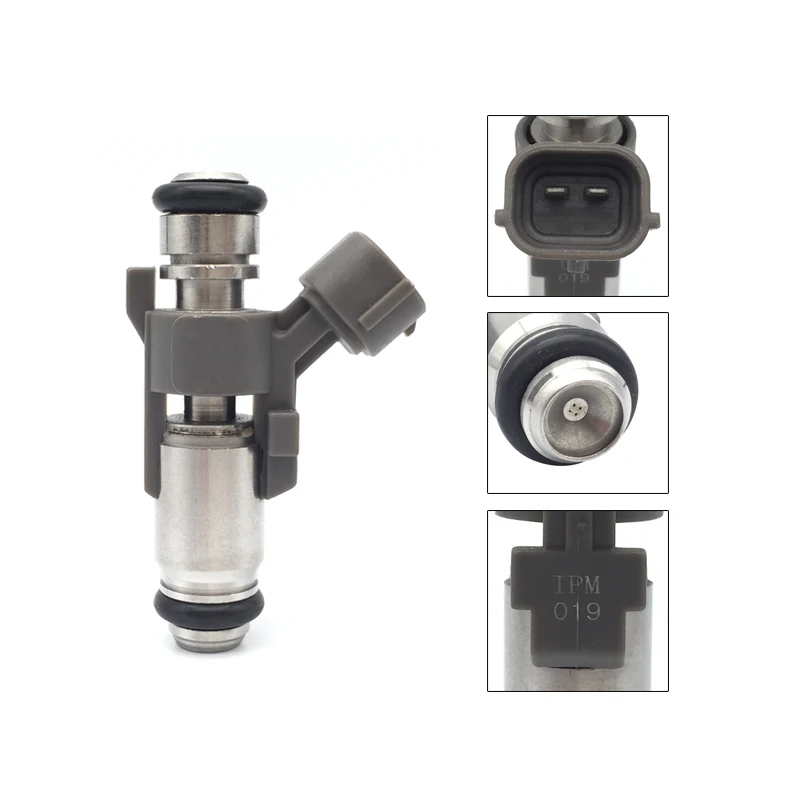 PEIVSO 4pcs/Set IPM019 IPM-019 Fuel Injectors For CITROEN C3 C4 Peugeot 1007 206 207 307 1.4 16v AUTO Parts