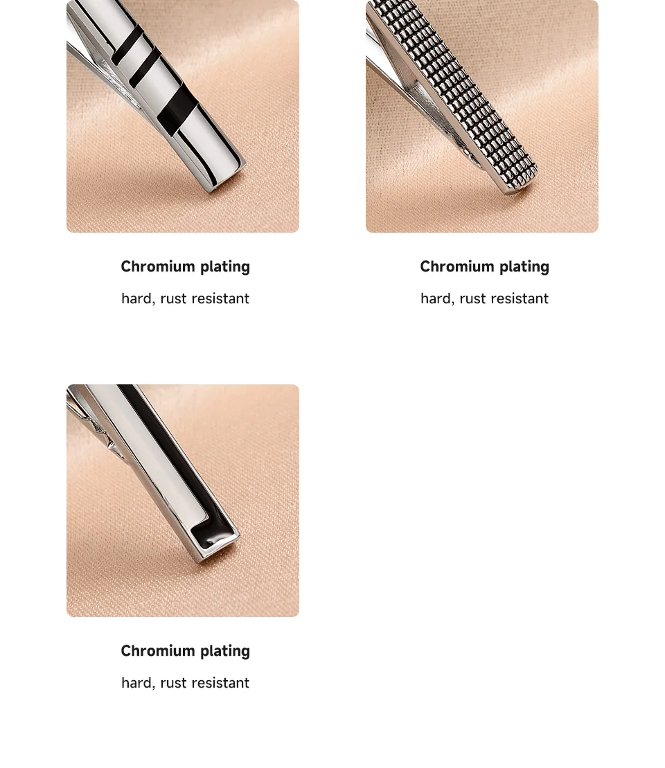 Wed Tie Clips For Men Short Pin Tie Wedding Guests Gifts With Box Tie Clipper To Man Shirt Black Man Cufflinks Fashion Jewelry