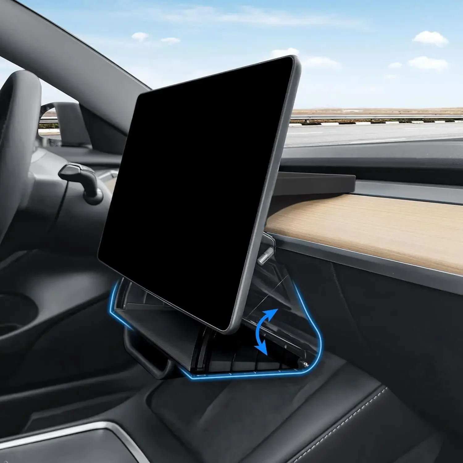 

Скрываемый органайзер для хранения под экраном, совместимый с Tesla Model 3/Y 2025-2017 гг. | Не подходит 2024 Модель 3 (Highland)