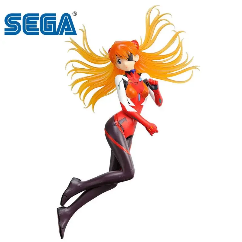 

SEGA Оригинальная фигурка Аниме EVA Asuka Langley Soryu, фигурка, игрушки для мальчиков и девочек, рождественский подарок, Коллекционная модель