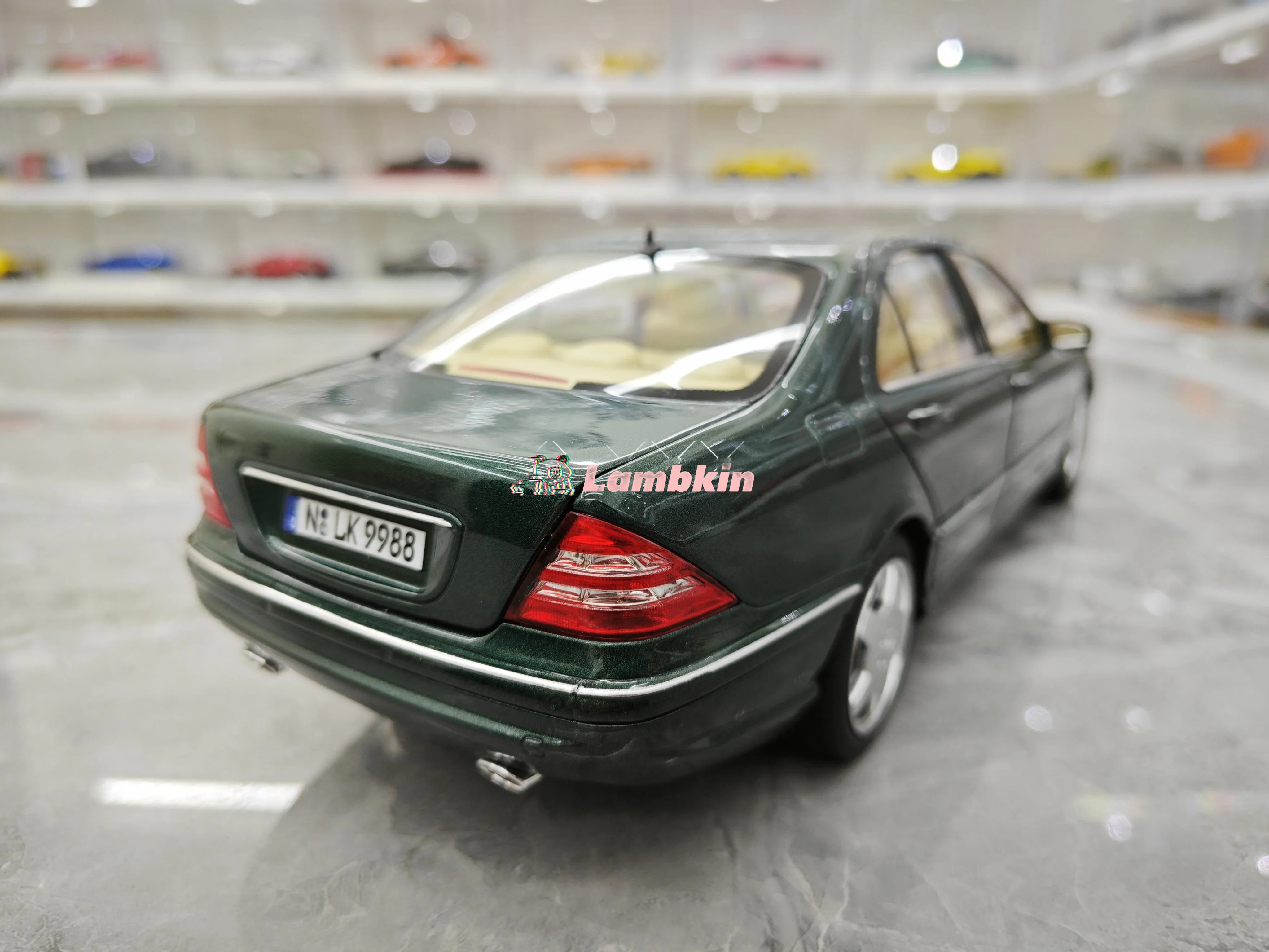 Norev 1:18 For -Benz S600 S55 Simulation Alloy Metal Car Model Gift Collection Ornaments Furniture